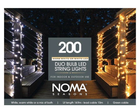 200 DUO BULB STRING LIGHTS - image 1