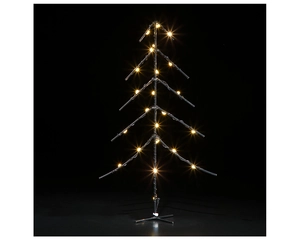 30CM BLACK METAL STICK FIR TREE