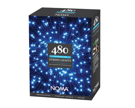 480 ICE BLUE MULTI FUNCTION STRING LIGHTS - image 1