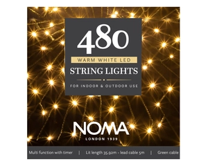 480 WARM WHITE MULTI FUNCTION STRING LIGHTS - image 1