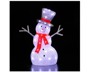 54CM SNOWMAN WITH EASYTIMER