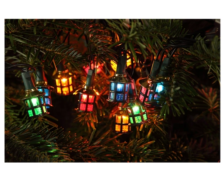 80 MULTI COLOUR VICTORIAN LANTERN LIGHTS