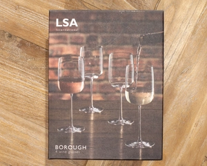 BOROUGH WINE GLASSES 380ML SET OF 4