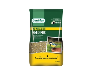 GARDMAN BTO NO MESS SEED MIX 12.75KG