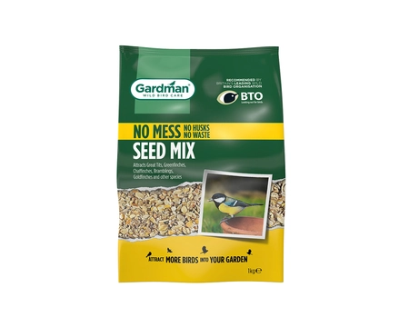 GARDMAN NO MESS SEED MIX 1KG