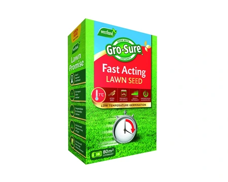 GRO-SURE FAST ACTING LAWN SEED 80M2