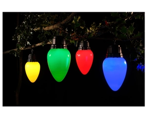 LARGE CONE BULB LIGHTS SET OF 4