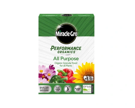 MIRACLE GRO PERFORMANCE ORGANICS ALL PURPOSE PLANT FOOD 2KG