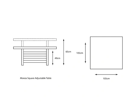 MONZA ADJUSTABLE TABLE RELAXER SET - image 2