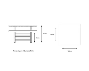 MONZA ADJUSTABLE TABLE RELAXER SET - image 2