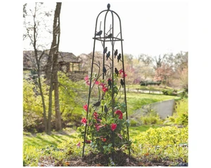 PERCHING BIRDS OBELISK BLACK - image 1