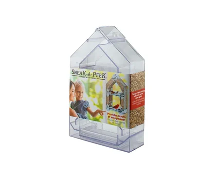 SNEAK-A-PEEK HOUSE SEED FEEDER - image 1