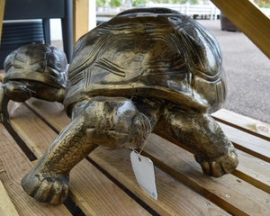 TORTOISE LARGE METAL ORNAMENT