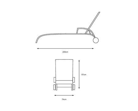 TURIN CUSHIONED SUNLOUNGER - image 3