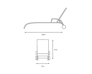 TURIN CUSHIONED SUNLOUNGER - image 3